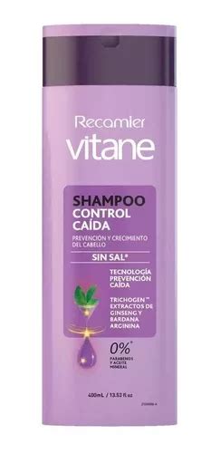 Shampoo Sin Sal Vitane Control Caída 400ml X6 Pack En Venta En Caracas