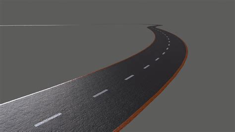 Asphalt Road 3d Model By Ertan Zorlu