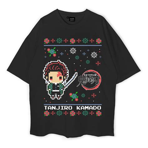 Tanjiro Kamado Oversized T Shirt Shark Shirts