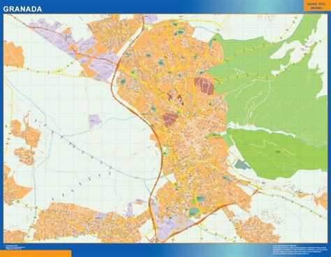 Stadtplan Granada Spanien Netmaps Deutschland