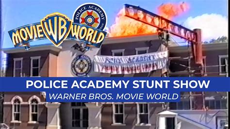 Police Academy Stunt Show Warner Bros Movie World Australia Youtube