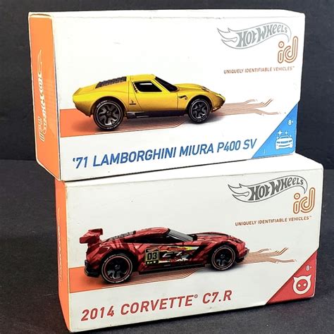 Mattel Toys Hot Wheels Id Cars Mattel Lamborghini Miura P Sv