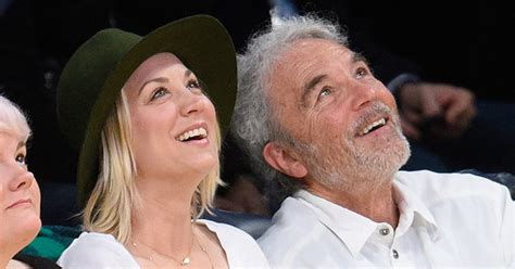 Kaley Cuoco And Her Dad At A Basketball Game In La 2016 Popsugar