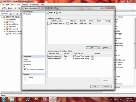 How To Attach And Detach Database In Sql Server 2005 Avi Youtube