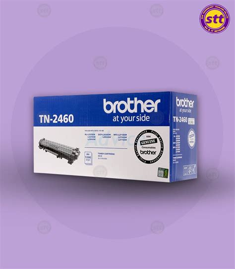 ผงหมึกสีดำ Brother Genuine Black Toner Tn 2460