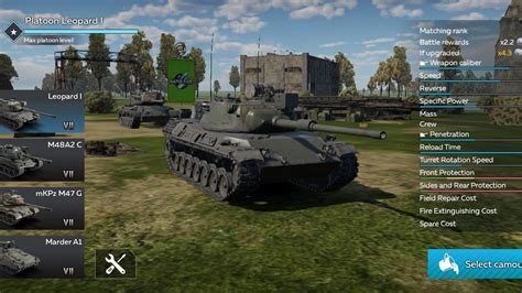 Main Platoon Leopard 1 War Thunder Mobile Indonesia YouTube