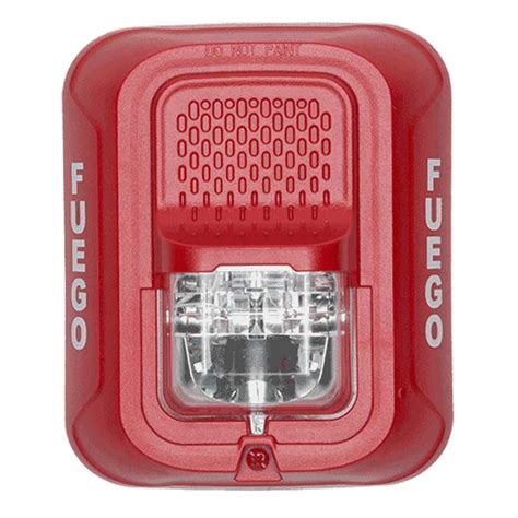 Sirena Estroboscopica SRL SP Wired 12 24 V Roja Tienda CQNet