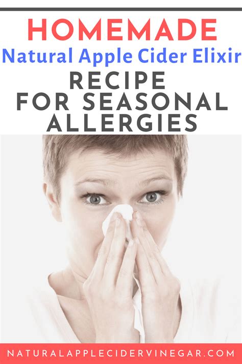 Best Apple Cider Vinegar And Honey Elixir For Seasonal Allergies In 2020 Apple Cider Vinegar