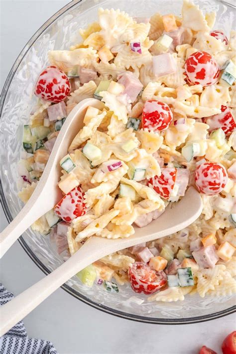 Creamy Pasta Salad Princess Pinky Girl