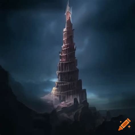 Surreal Artwork Of The Tower Of Babel Disappearing On Craiyon