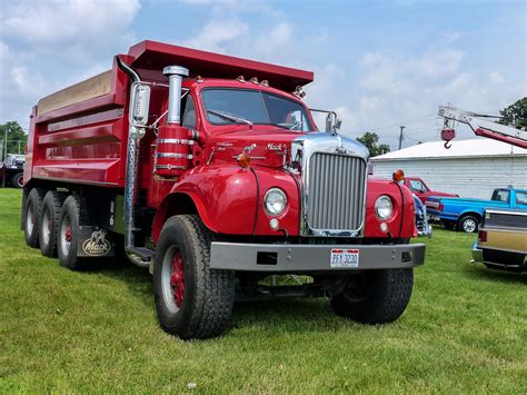 Mack B 57 Dump Truck Tipper Taken At The ATHS Ohio Vint Flickr