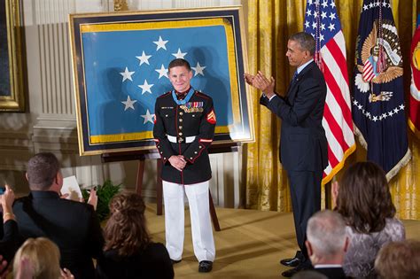 The President Awards The Medal Of Honor To Corporal William Kyle Carpenter The White House