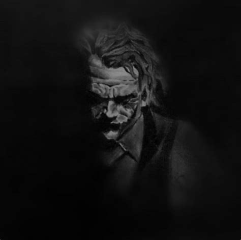 Portrait painting of Heath Ledger - Painting Joker