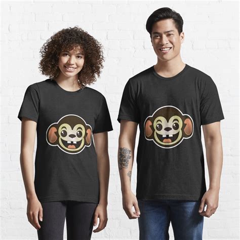 "Cute And Funny Monkey T-shirt and Stickers" T-shirt by SkySay | Redbubble