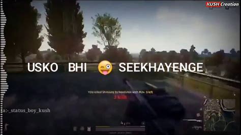 Pubg Hi Khelunga Pubg Rap Song Machayenge New WhatsApp Status