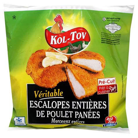 Escalopes Enti Res De Poulet Pan S Kol Tov G X Ihoud