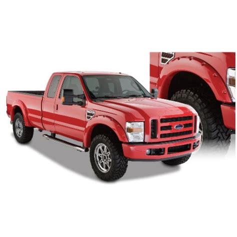 Bushwacker Fender Flares 2008 Ford Super Duty F 250 350 450 Pocket Style Fender Flares 2 1 4