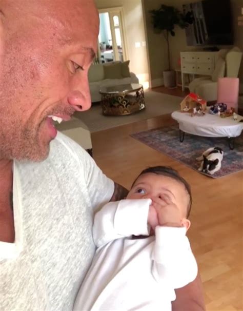 Dwayne Johnson Speaking to Daughter Tiana August 2018 | POPSUGAR Family