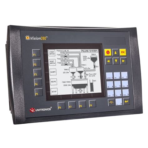 PLC Controller With Integrated HMI Panel Vision280