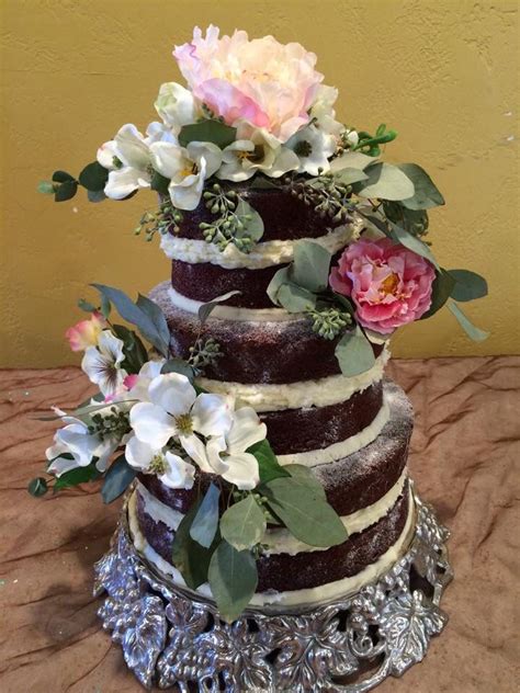 Red Velvet Naked Cake Naked Cake Wedding Cakes Cake