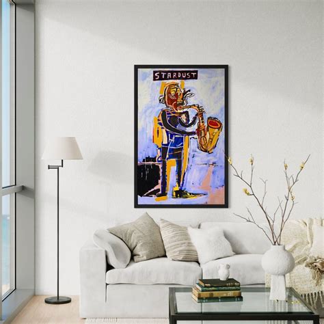 Jean Michel Basquiat S Stardust Modern Unique Painting Abstract Canvas