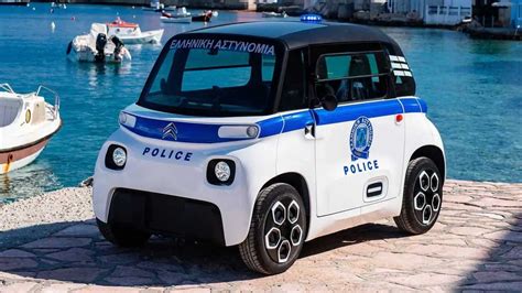 Citroen Ami EV Gears Up For Police Duty On Tiny Greek Island