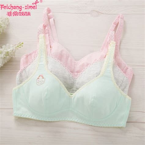 Free Shipping 2017 Feichangzimei Teenage Girl Underwear Training Bras