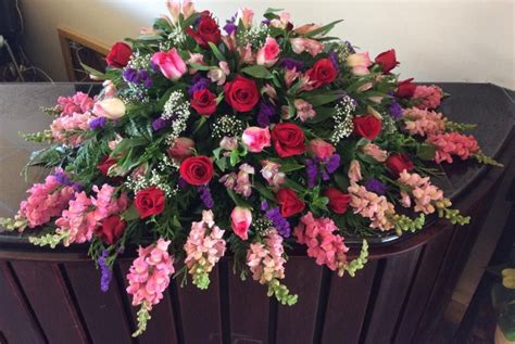 COLORFUL CASKET - Hana Floral Designs and Co.