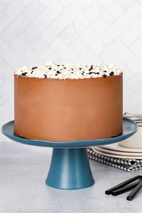 Rich And Decadent Tuxedo Cake With White Chocolate Mousse Cake By