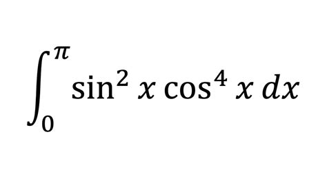 A Definite Trig Integral Youtube