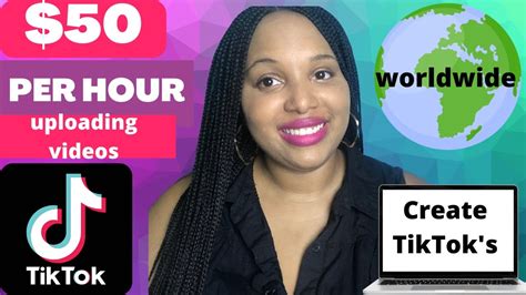 Get Paid 50hr To Make Tik Toks Anywhere Anytime Side Hustle Youtube