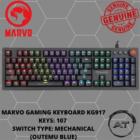 Marvo Gaming Keyboard Kg Shopee Malaysia