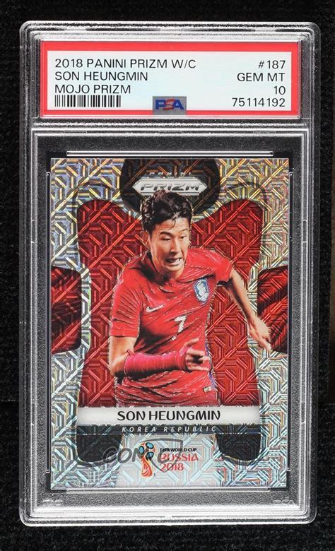 Heung Min Son 2018 Prizm World Cup 187 Mojo Price Guide Sports Card