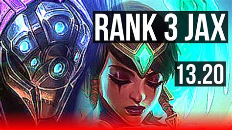 Jax Vs Karma Top Rank 3 Jax Comeback 19m Mastery 639 Rank 25