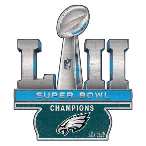 Philadelphia Eagles Super Bowl LII Champions 24" Trophy Cutout ...