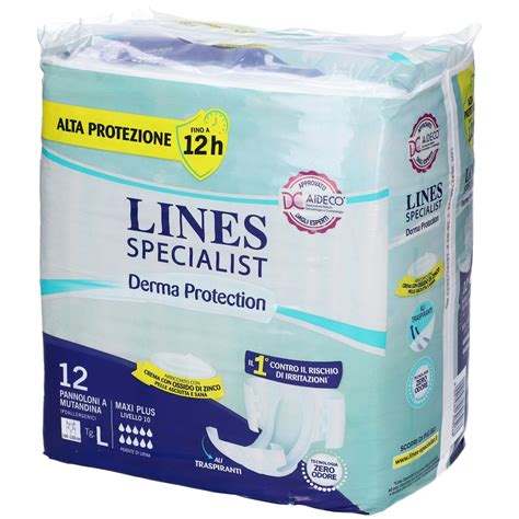 Lines Derma Protection Super Pannolone A Mutandina L 12 Pz Redcare