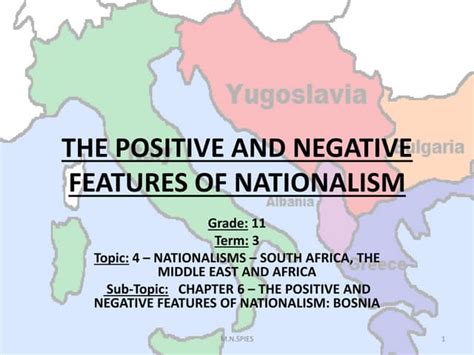 The Positive And Negative Features Of Nationalism Bosnia Ppt