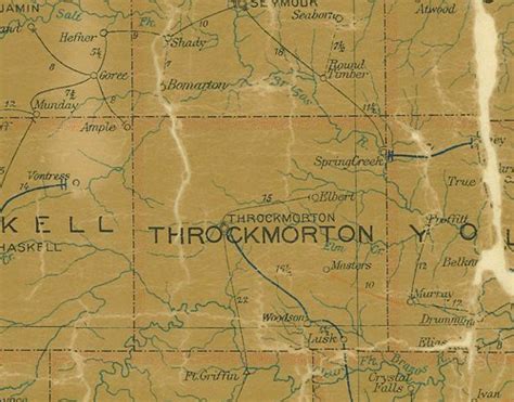 Throckmorton County Texas.