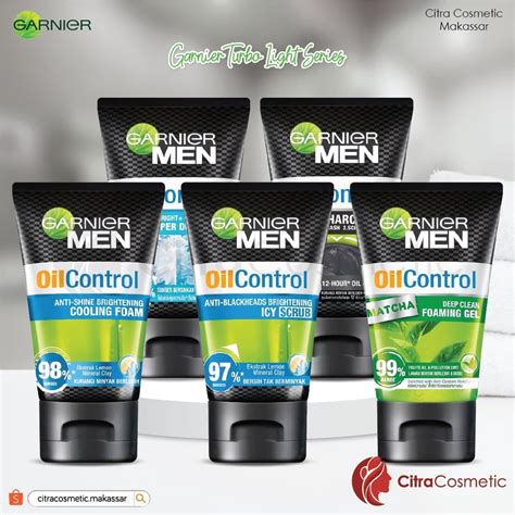 Jual ️citracosmetic ️ Garnier Men Turbo Light Series 100 50 Oil