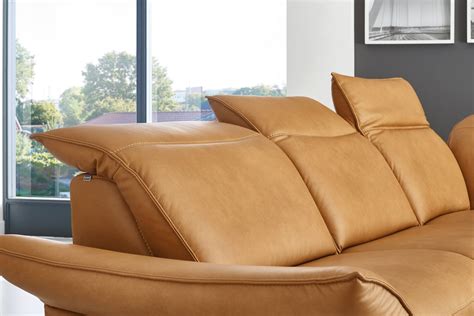 Hukla HU RL17008 Ecksofa in Gelb Möbel Letz Ihr Online Shop