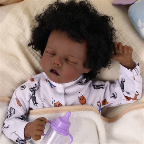 Black Reborns Boy Twinnie Baby Dolls Real Life Poseable African