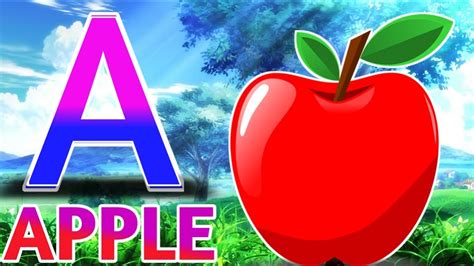 A For Apple B For Ball Abcde English Alphabets Phonics Song