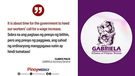 Altermidya On Twitter Ayon Sa Gabriela Napapanahon Nang Mabigyan Ng