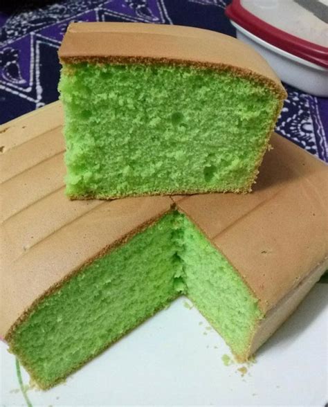 Resipi Kek Span Pandan Gebu And Sangat Mudah Buat