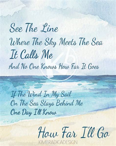 Moana How Far Ill Go 8x10 Digital Print Etsy How Far Ill Go Ocean