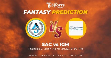 Sac Vs Igm Dream Mpl My Circle Fantasy Cricket Prediction Team