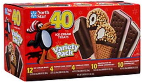 North Star Variety Pack Ice Cream Treats Ea Nutrition Information