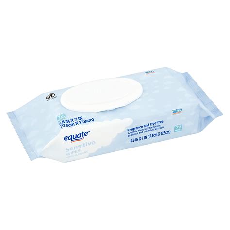 Equate Hypoallergenic Sensitive Wipes, 72 count - Walmart.com