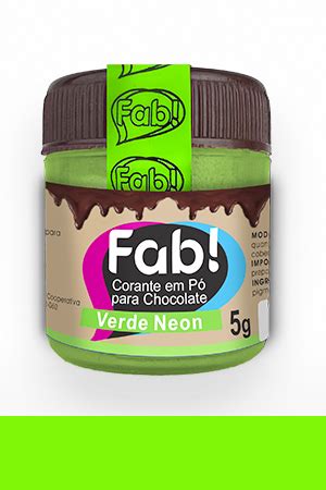 Corante Para Chocolate Verde Neon Fab 5g Chocoexpress