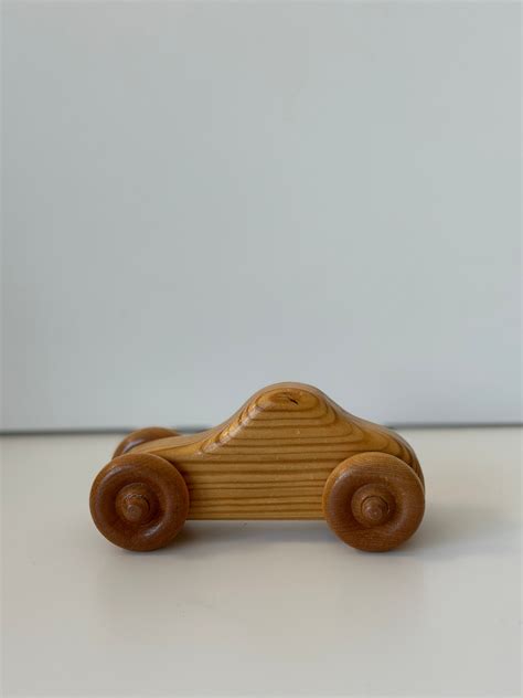 Vintage Wood Car Wooden Car Small Mini Wood Car Etsy